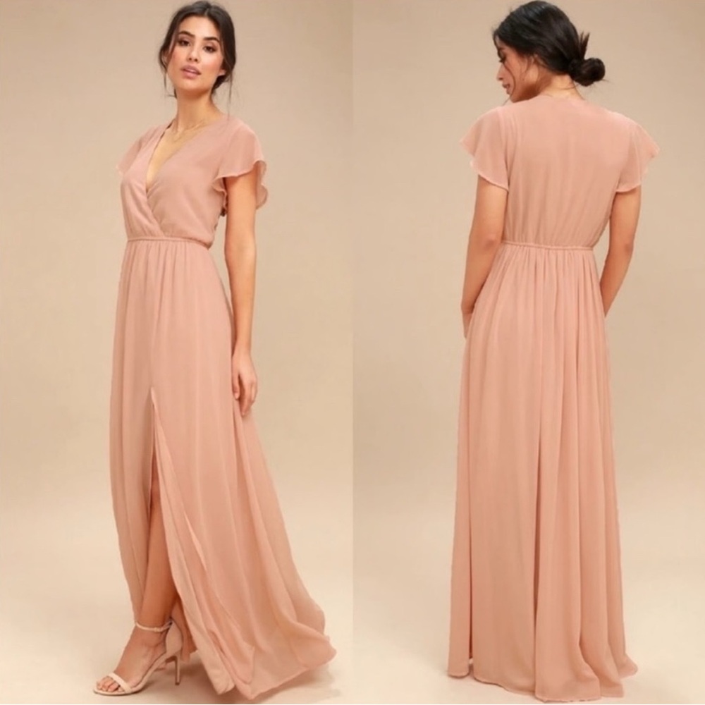 NEW WITH TAGS LULUS Lost In The Moment Maxi Dress